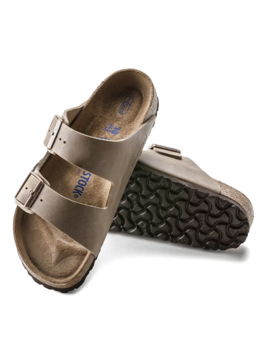 NWT Birkenstock Arizona Soft Footbed Tobacco Brown Oiled Leather Size 39 - Picture 14 of 16